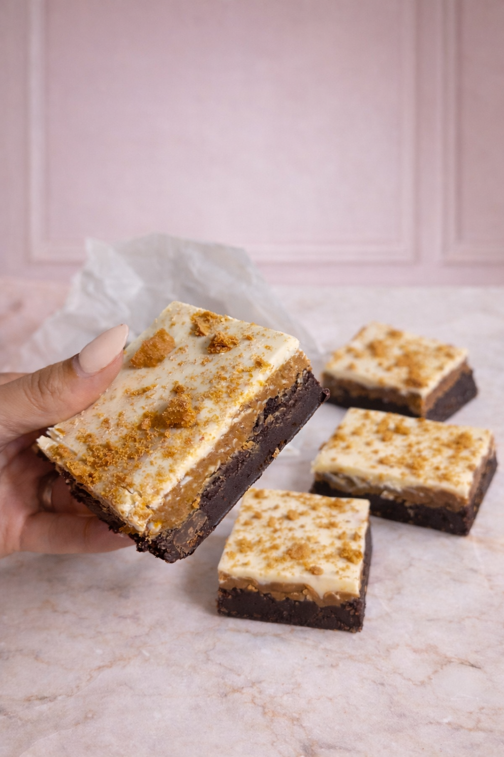 Vegan Biscoff Brownie