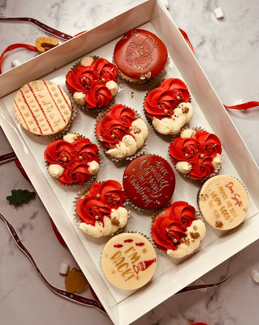 Classy Christmas Cupcakes